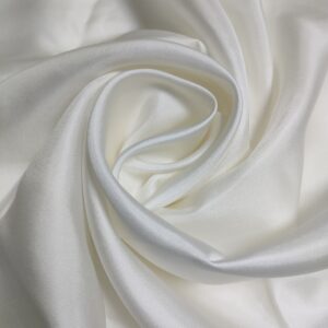 White Silk Twill Fabric