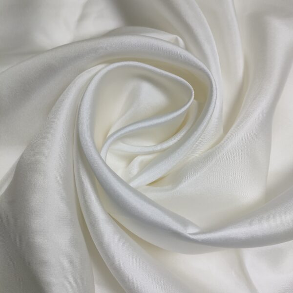 White Silk Twill Fabric