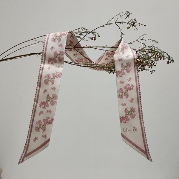 Silk Twill Bag Scarf