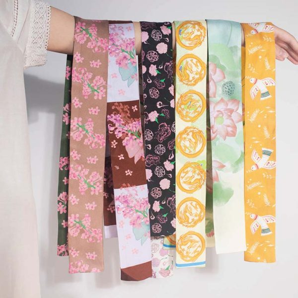 Silk Twill Bag Scarf